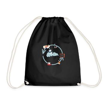 L’hiver arrive - Sac de sport léger - noir - Devant