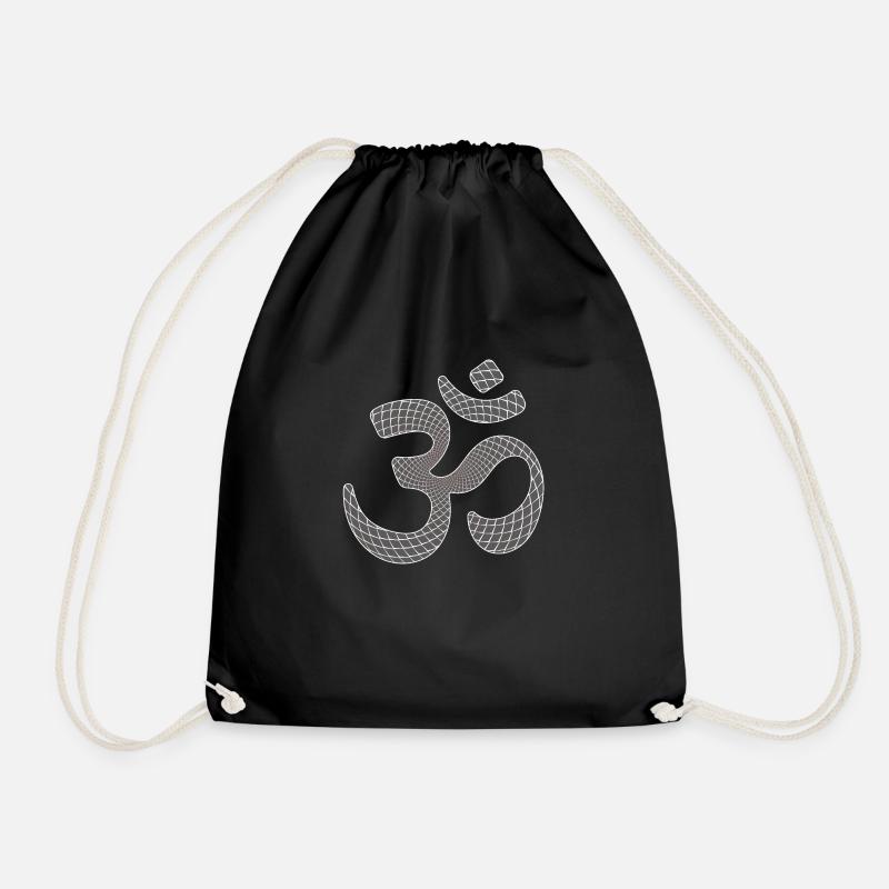 OM Symbol - Turnbeutel - Schwarz