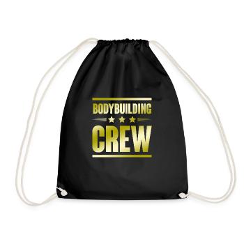 Equipe de musculation - Sac de sport léger - noir - Devant