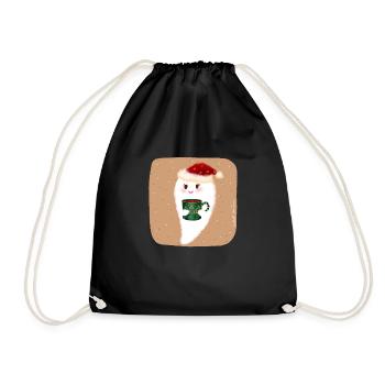 Christmas spirit - Drawstring Bag - black - Front