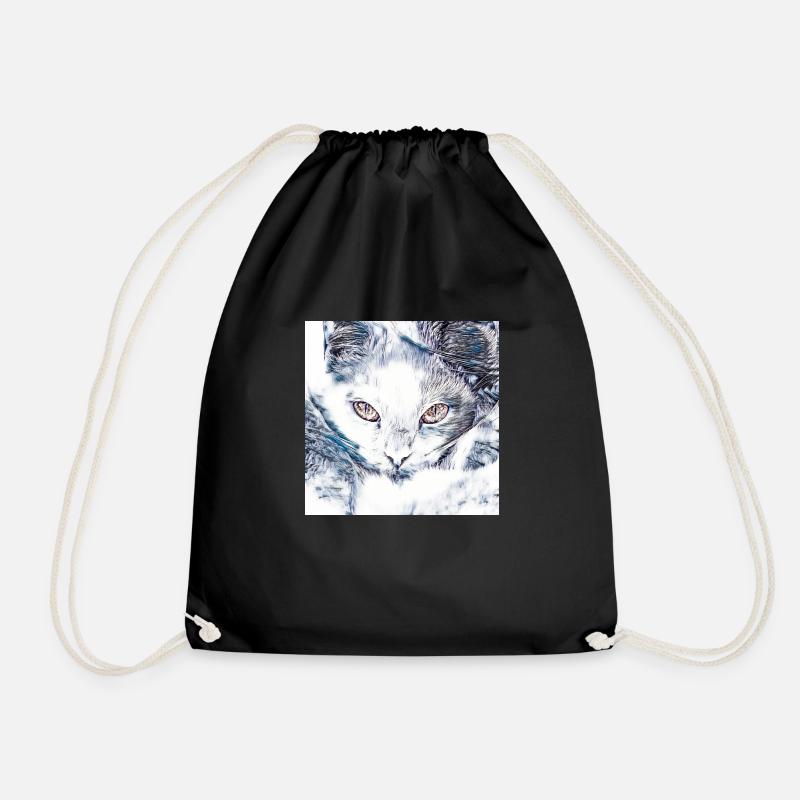 BAKENEKO - Drawstring Bag - black