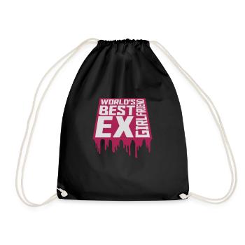 worlds best ex girlfriend - Turnbeutel - Schwarz - Vorne