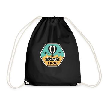 Vintage 1966 - Turnbeutel - Schwarz - Vorne