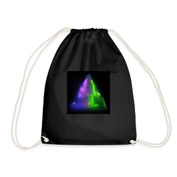 Triangle of asian neon signs city lights at night - Turnbeutel - Schwarz - Vorne