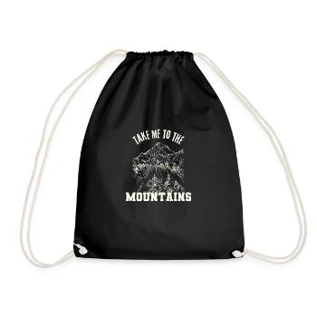 Emmenez-moi à la montagne Tentes de camping en plein air - Sac de sport léger - noir - Devant