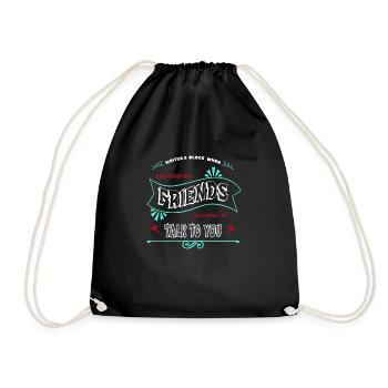 écriture dictons de l’école vélo cadeau d’anniversaire - Sac de sport léger - noir - Devant