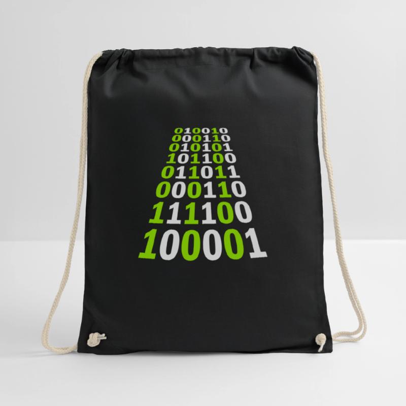 Binär Code Programm Sprache Turnbeutel