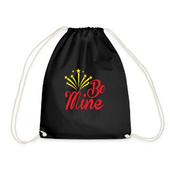 Be Mine - Turnbeutel - Schwarz - Vorne