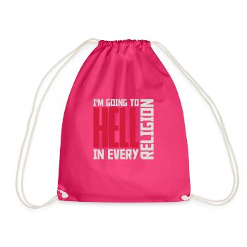 En allant en enfer - Sac de sport léger - fuchsia - Devant