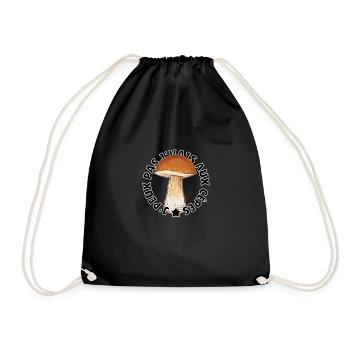 J’peux pas j’vais aux cèpes - Sac de sport léger - noir - Devant