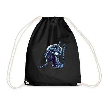 The Singularity Is Coming - Drawstring Bag - black - Front