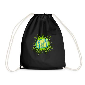 Viens à moi bro - Sac de sport léger - noir - Devant