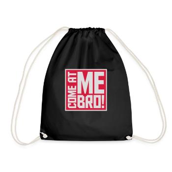 Viens à moi bro - Sac de sport léger - noir - Devant