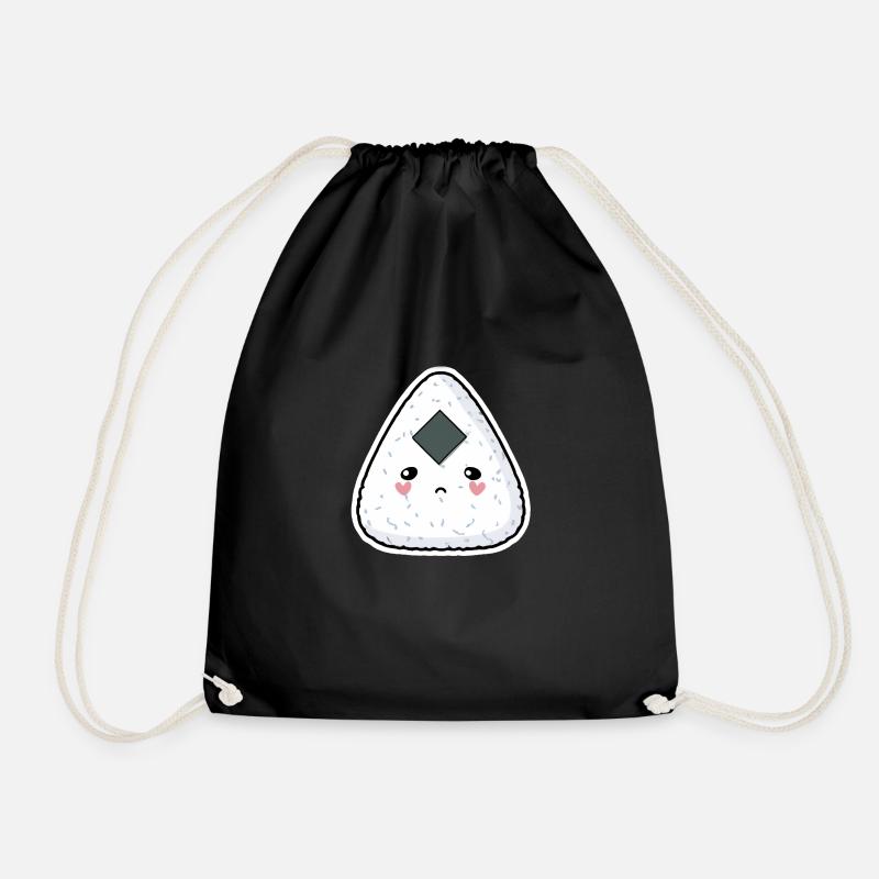 Onigiri mignon triste - Sac de sport léger - noir