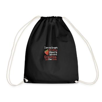 Gardening Strawberry Food Pun - Drawstring Bag - black - Front