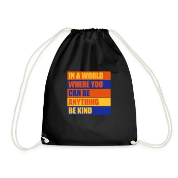 Vous pouvez être gentil - Sac de sport léger - noir - Devant