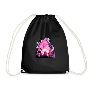 Youth On Holy Fire - Drawstring Bag - black - Front