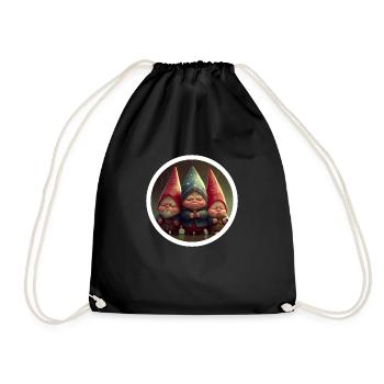 Nains fachés à Noël - Sac de sport léger - noir - Devant