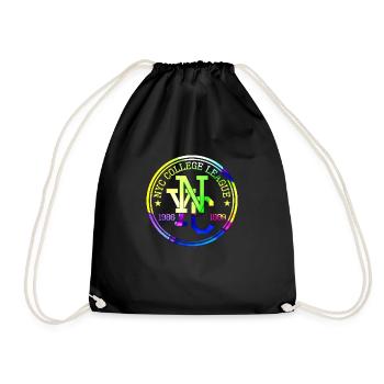 Emblème du joueur de football américain de Fotball américain - Sac de sport léger - noir - Devant