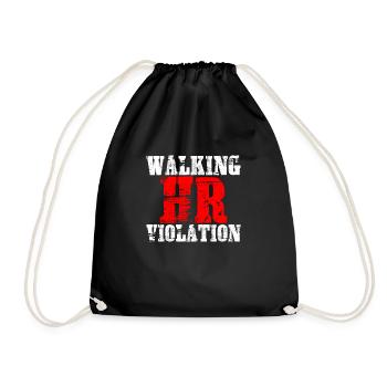 Violation de Walking Hr 2 - Sac de sport léger - noir - Devant