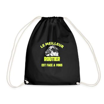 Le meilleur routier - Sac de sport léger - noir - Devant