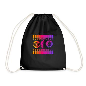YOU ROCKER SINGER - Drawstring Bag - black - Front