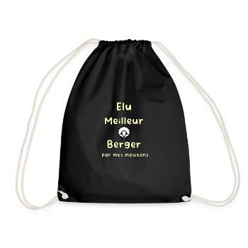 Meilleur berger - Sac de sport léger - noir - Devant