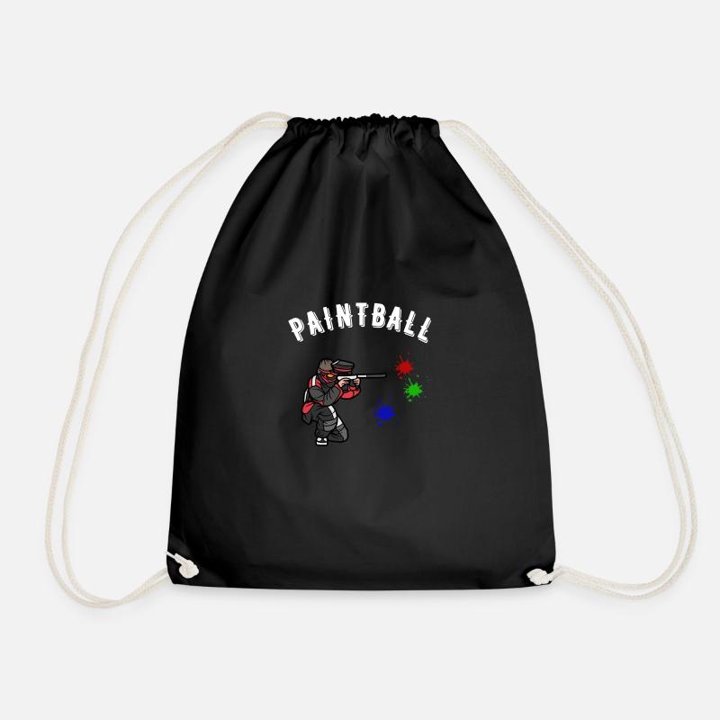 Paintball - Turnbeutel - Schwarz