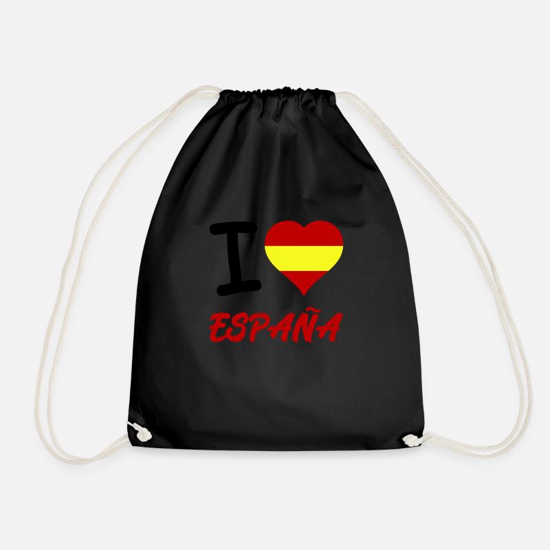 I Love Espana - Turnbeutel - Schwarz