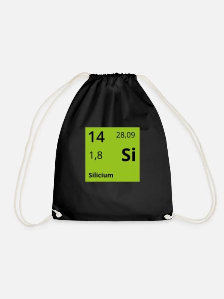 Silizium - Turnbeutel - Schwarz