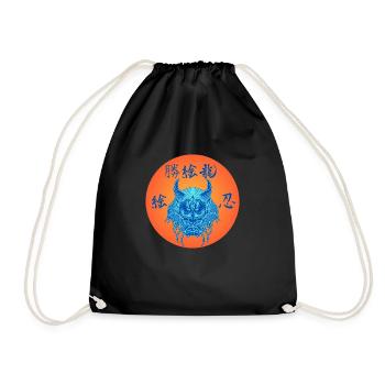 Samurai_evil - Sac de sport léger - noir - Devant
