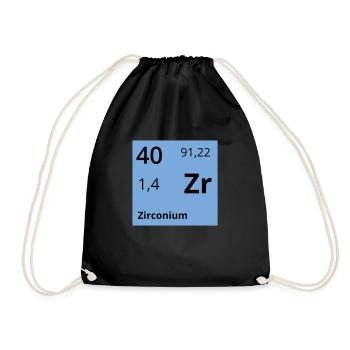 Zirconium - Turnbeutel - Schwarz - Vorne