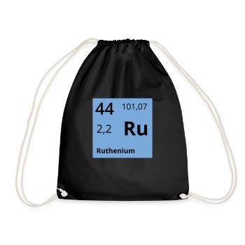 Ruthenium - Turnbeutel - Schwarz - Vorne
