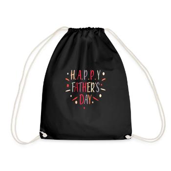 Bonne fête des pères - Sac de sport léger - noir - Devant