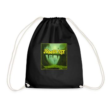JUNGLIST - Drawstring Bag - black - Front