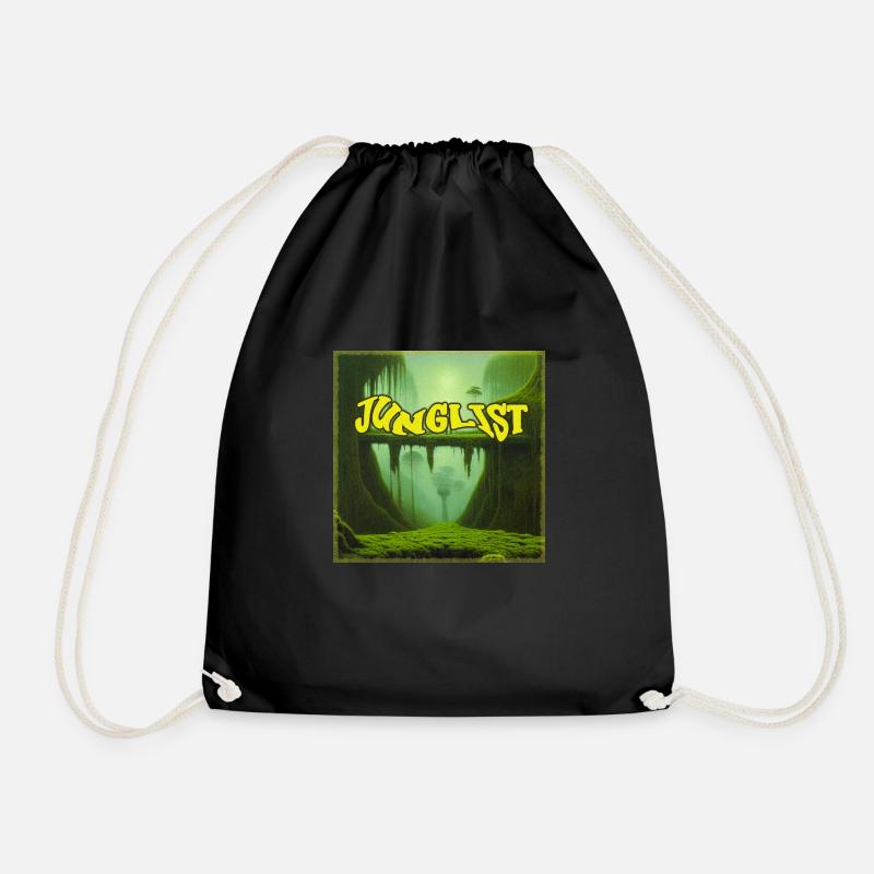 JUNGLIST - Drawstring Bag - black