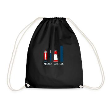 petit artiste - Sac de sport léger - noir - Devant
