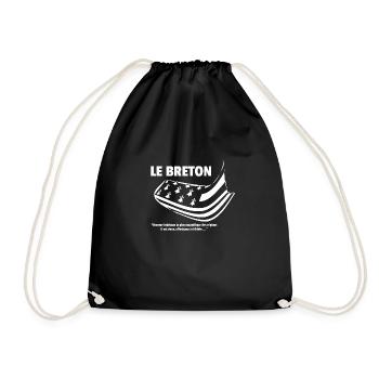 Breton - Sac de sport léger - noir - Devant