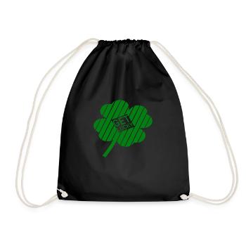 Get Lucky St. Patrick´s Day - Turnbeutel - Schwarz - Vorne