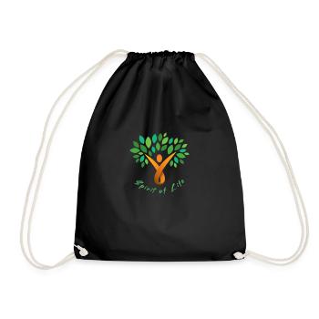 Spirit of Life - Turnbeutel - Schwarz - Vorne