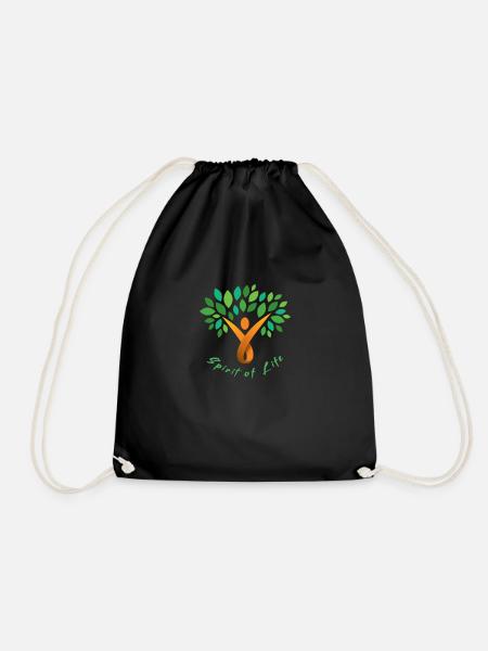 Spirit of Life - Turnbeutel - Schwarz