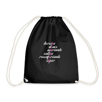 nounou de l'année - Sac de sport léger - noir - Devant