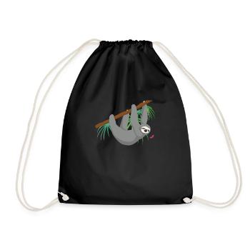 Paresse - Sac de sport léger - noir - Devant