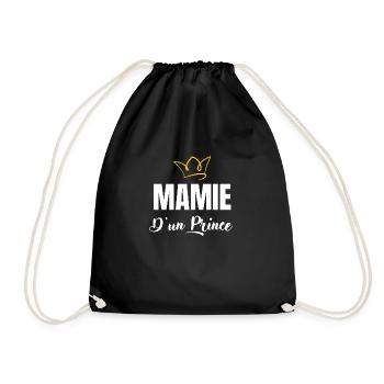 mamie d'un prince - Sac de sport léger - noir - Devant