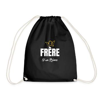 frère d'un prince - Sac de sport léger - noir - Devant
