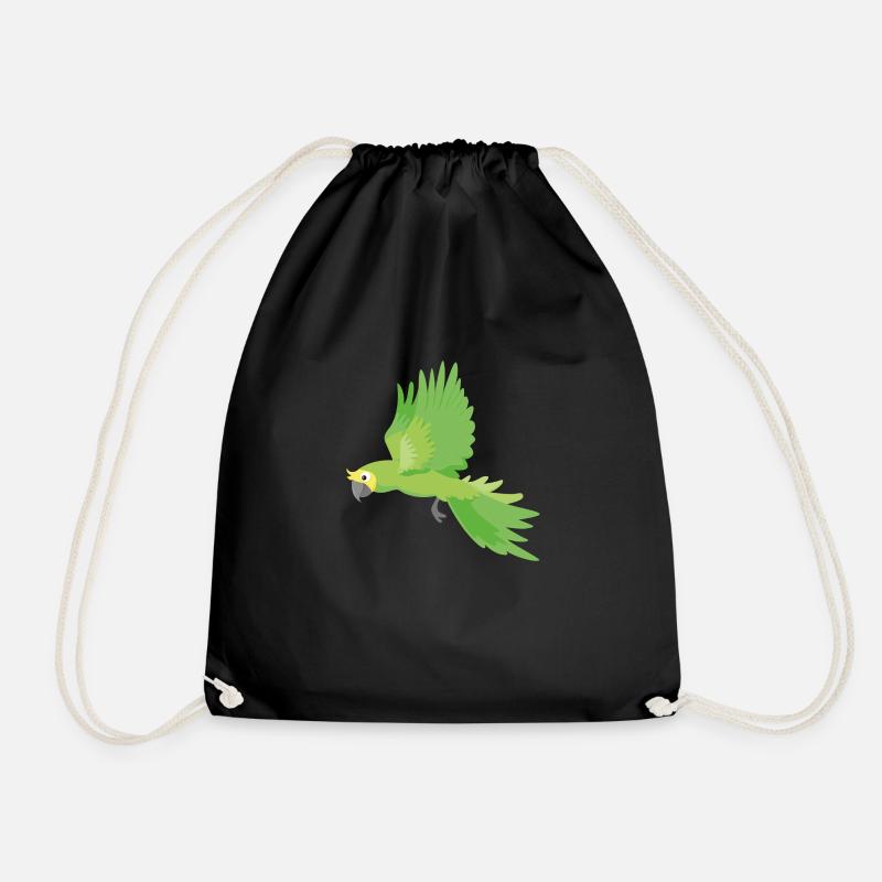 Kea - Drawstring Bag - black