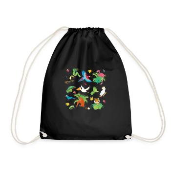 La fièvre de la jungle - Sac de sport léger - noir - Devant