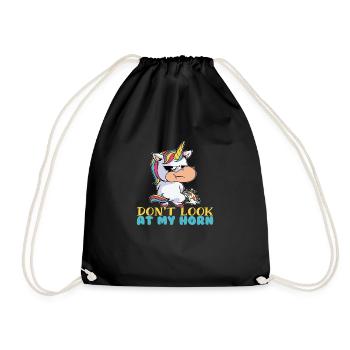 Ne regarde pas mon klaxon - Sac de sport léger - noir - Devant