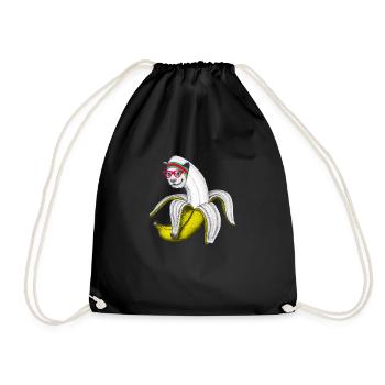 Mother Banana - Turnbeutel - Schwarz - Vorne