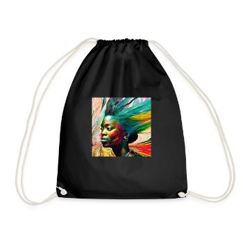 Vodoo Queen New Orleans - Drawstring Bag - black - Front